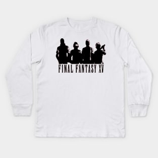 Final Fantasy XV Party Kids Long Sleeve T-Shirt